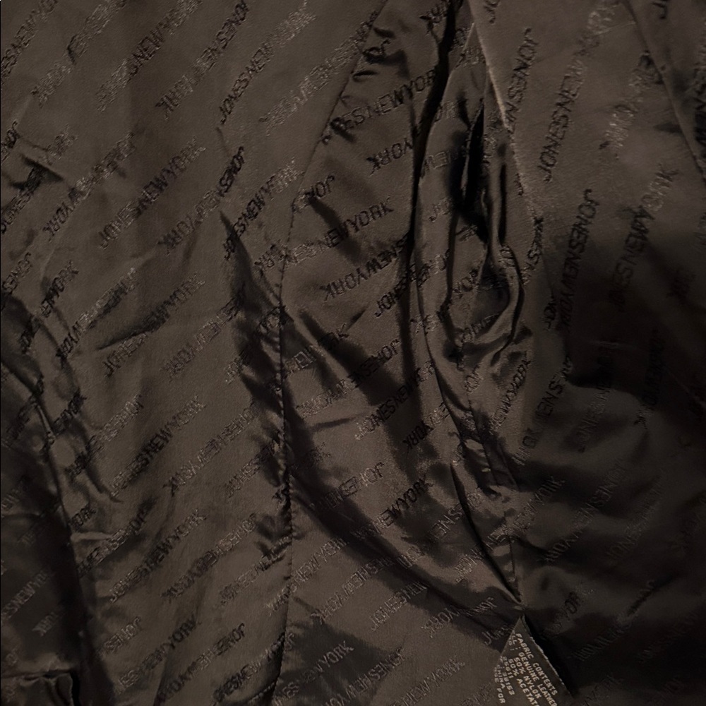 Y2K Jones New York Classic Black Leather Jacket - Picture 7 of 10